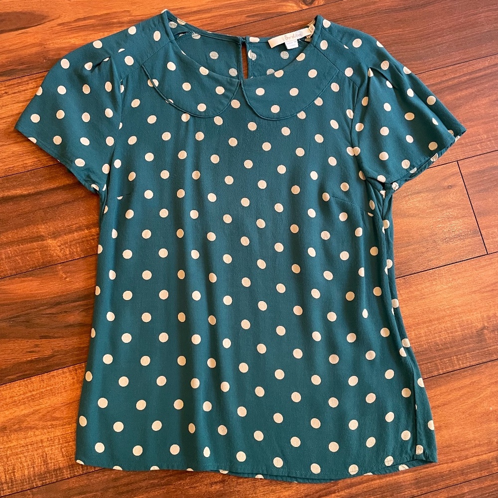 Boden Montpelier Top Green Dot US 2